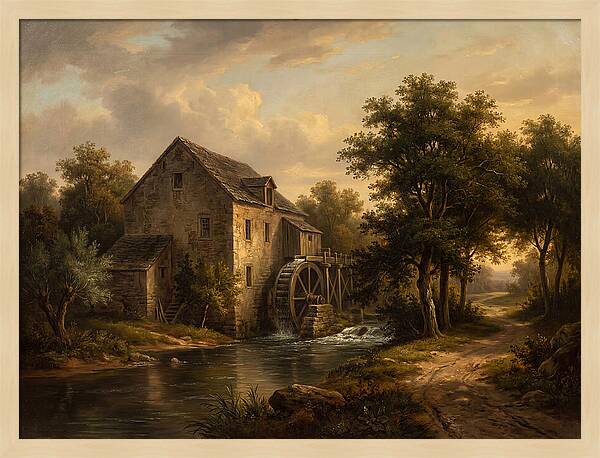 Rustic Charm Of Grain Mills