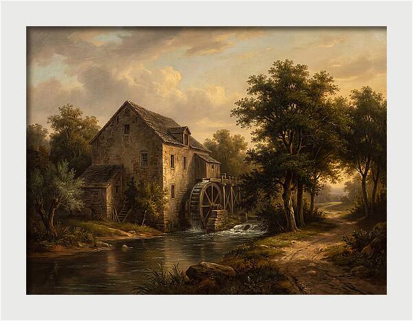 Rustic Charm Of Grain Mills