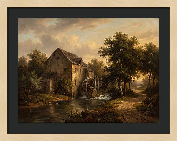Rustic Charm Of Grain Mills