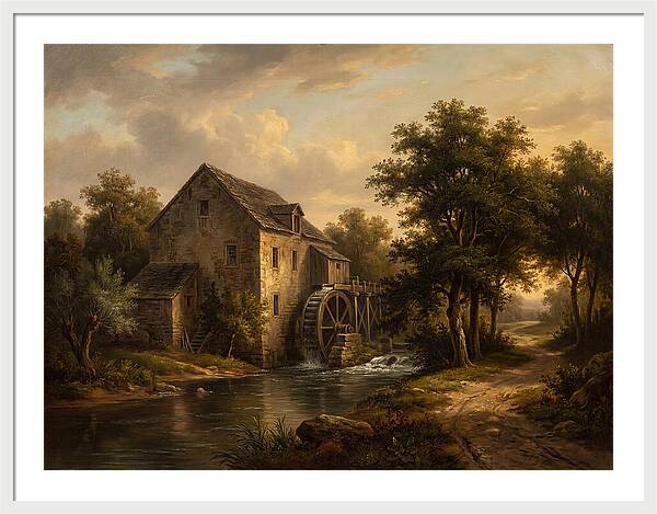 Rustic Charm Of Grain Mills