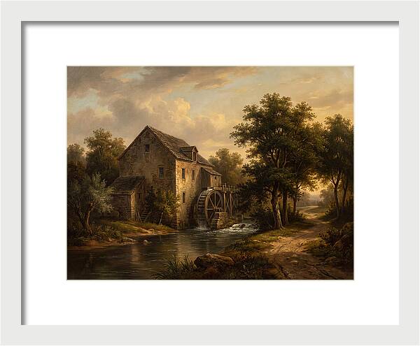 Rustic Charm Of Grain Mills