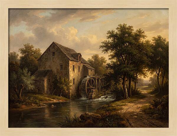 Rustic Charm Of Grain Mills