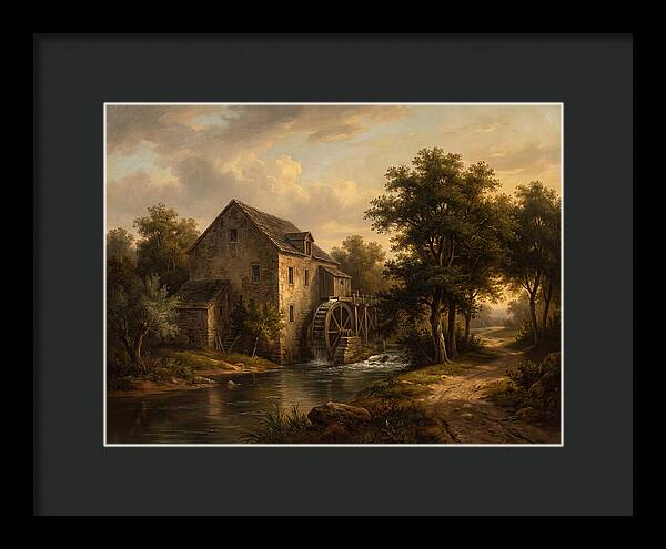Rustic Charm Of Grain Mills