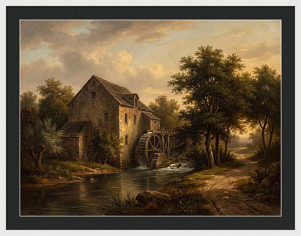 Rustic Charm Of Grain Mills