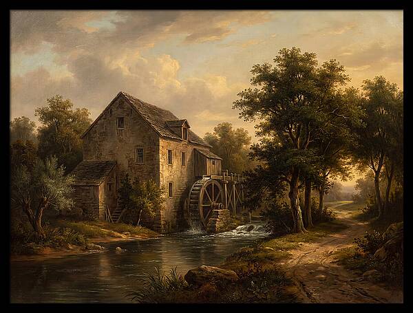 Rustic Charm Of Grain Mills