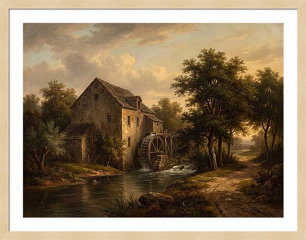 Rustic Charm Of Grain Mills