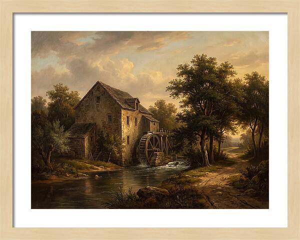 Rustic Charm Of Grain Mills