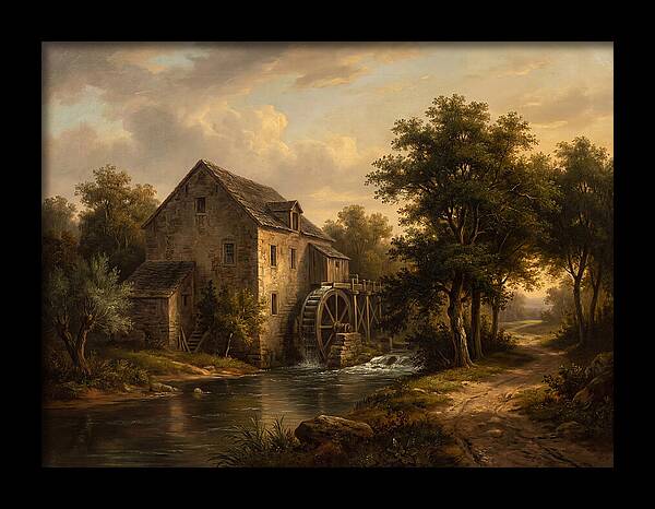 Rustic Charm Of Grain Mills