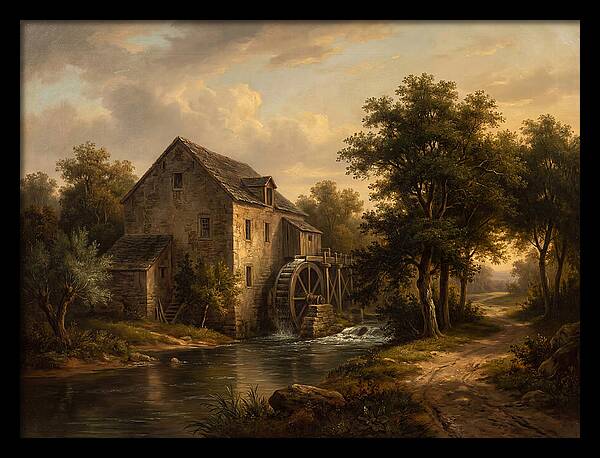 Rustic Charm Of Grain Mills