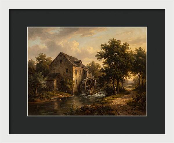 Rustic Charm Of Grain Mills