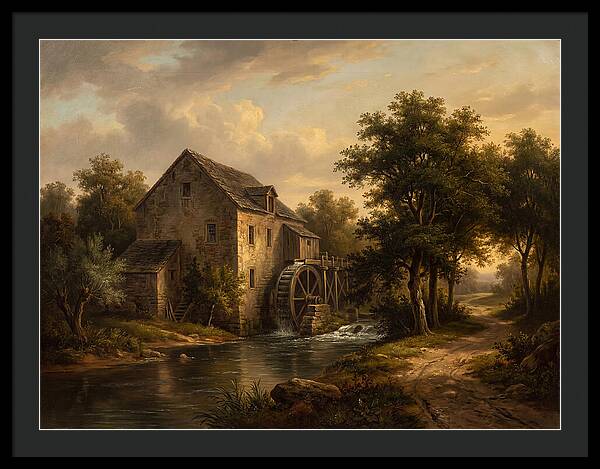 Rustic Charm Of Grain Mills