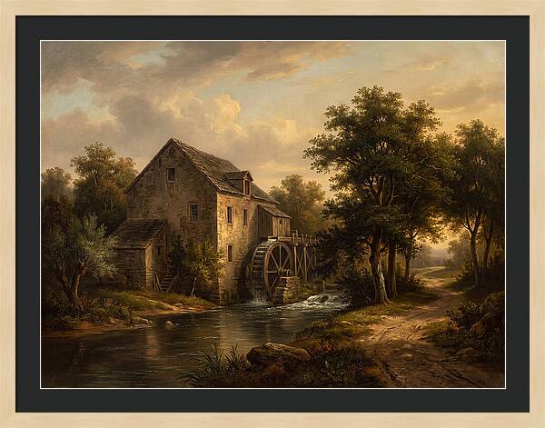 Rustic Charm Of Grain Mills