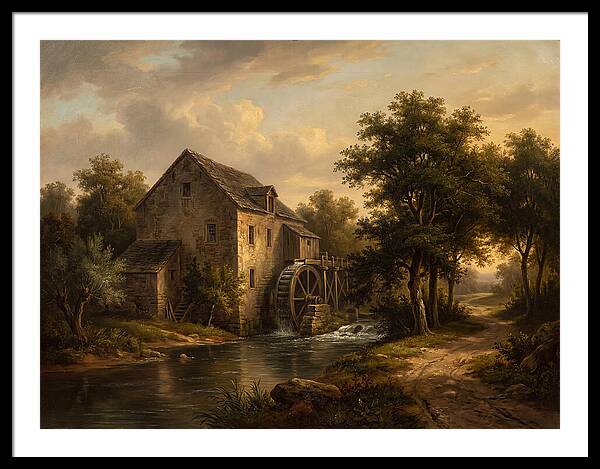 Rustic Charm Of Grain Mills