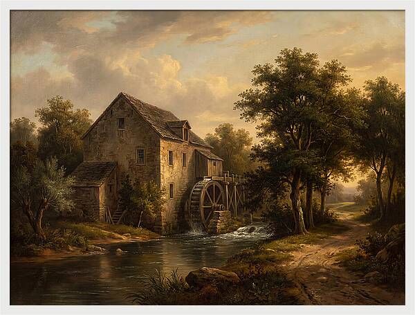Rustic Charm Of Grain Mills