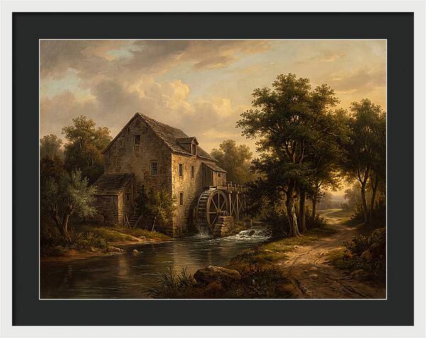 Rustic Charm Of Grain Mills