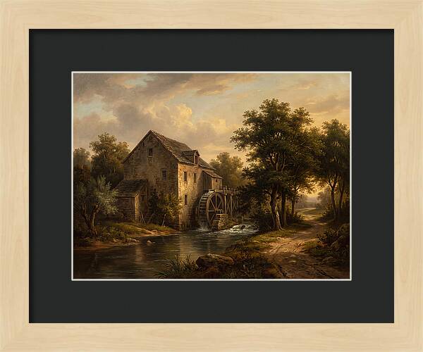 Rustic Charm Of Grain Mills