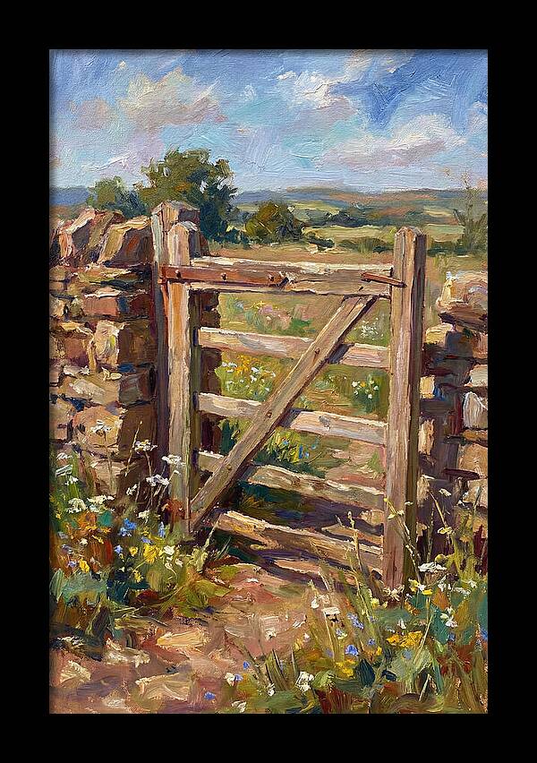 Rustic Entrance Surrounded By Nature