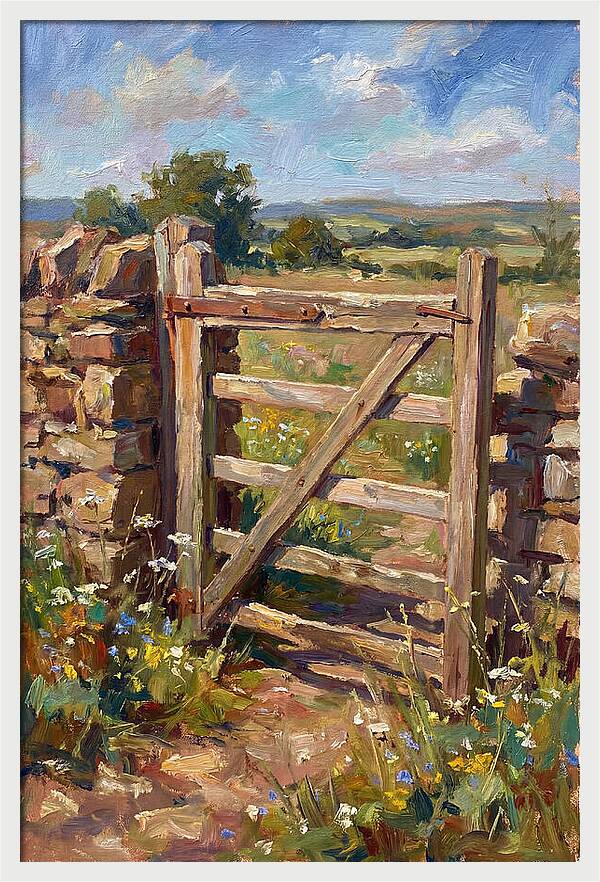 Rustic Entrance Surrounded By Nature