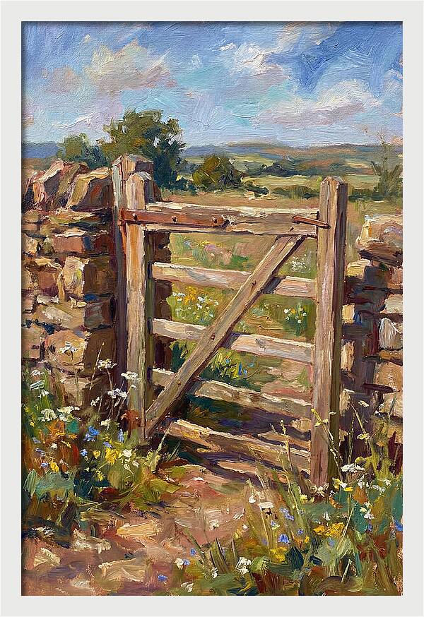 Rustic Entrance Surrounded By Nature