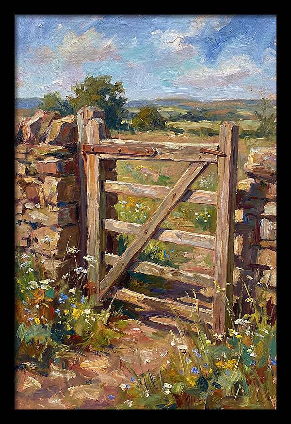 Rustic Entrance Surrounded By Nature