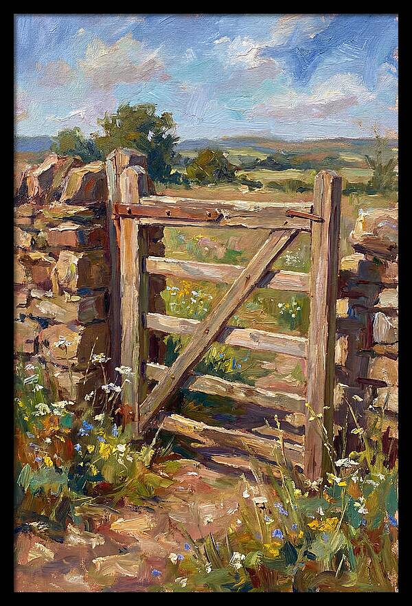 Rustic Entrance Surrounded By Nature