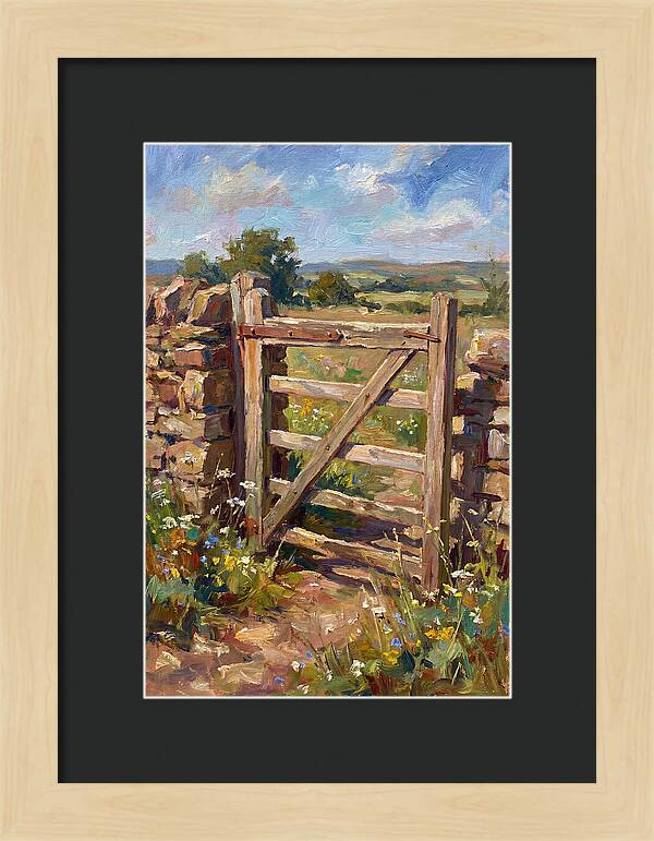 Rustic Entrance Surrounded By Nature