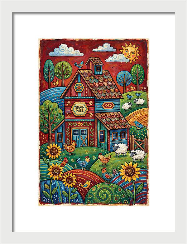 Rustic Harmony In Grain Mill