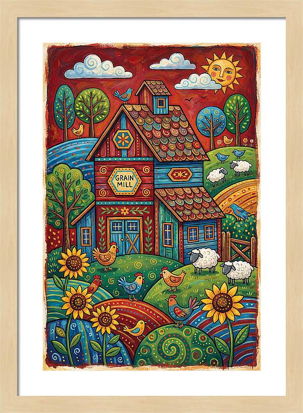 Rustic Harmony In Grain Mill