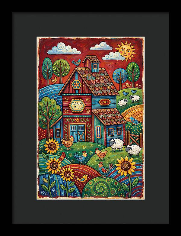 Rustic Harmony In Grain Mill