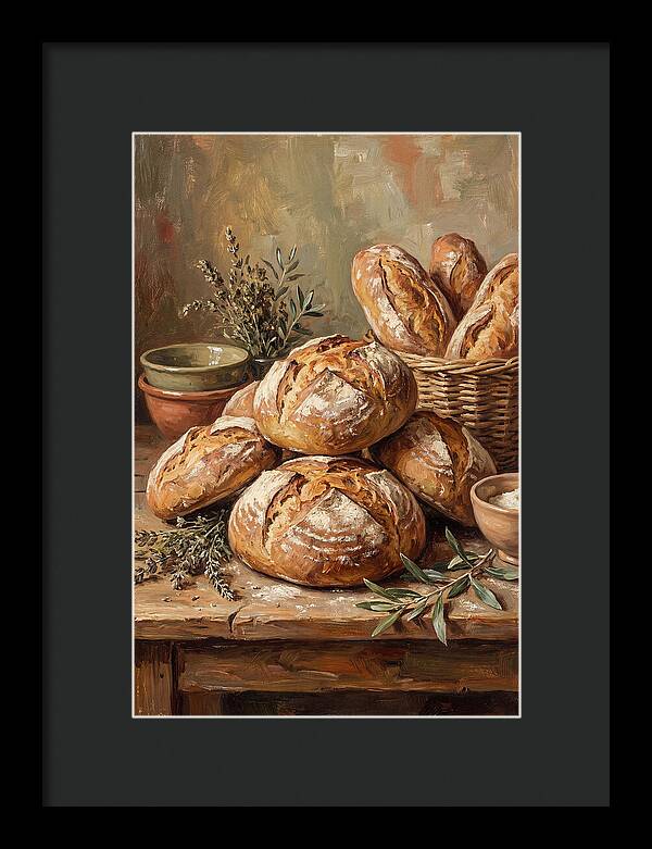 Rustic Mediterranean Bread Display