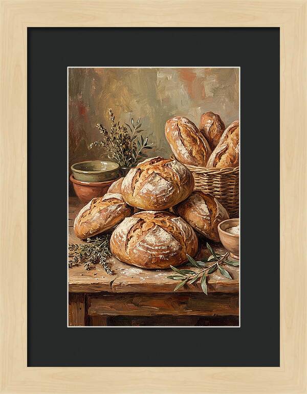 Rustic Mediterranean Bread Display