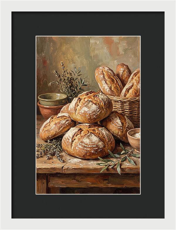 Rustic Mediterranean Bread Display