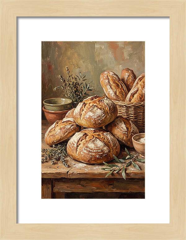 Rustic Mediterranean Bread Display