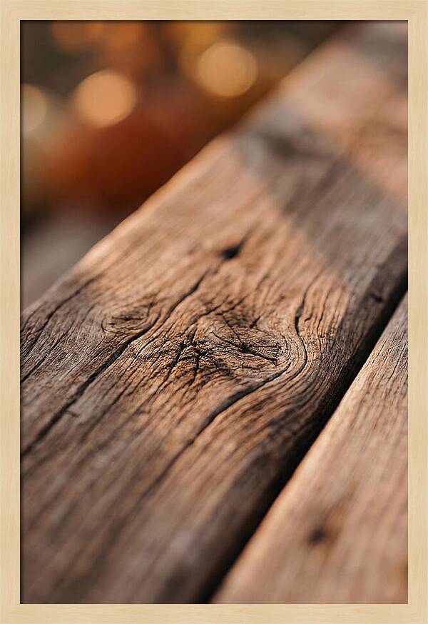 Rustic Wood Texture Closeup