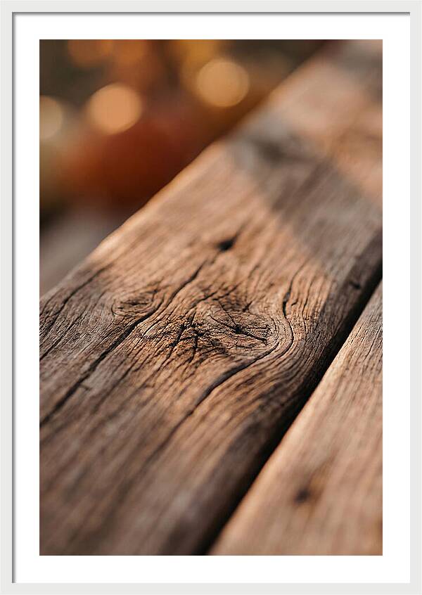Rustic Wood Texture Closeup