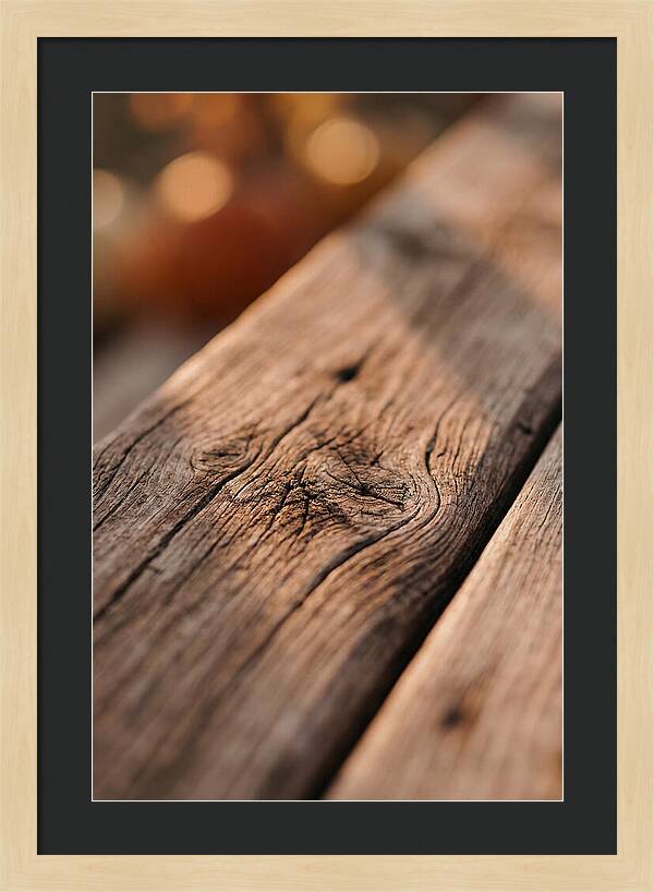 Rustic Wood Texture Closeup
