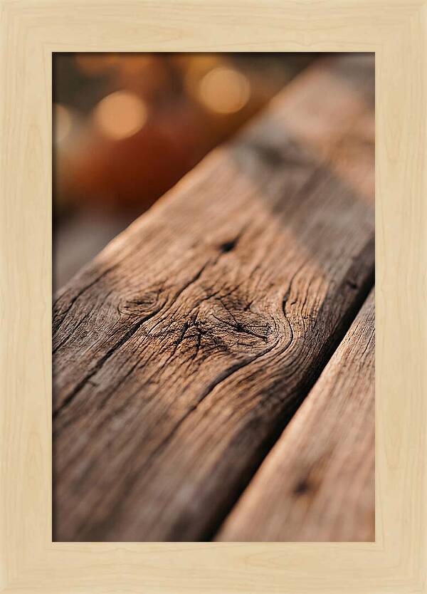 Rustic Wood Texture Closeup