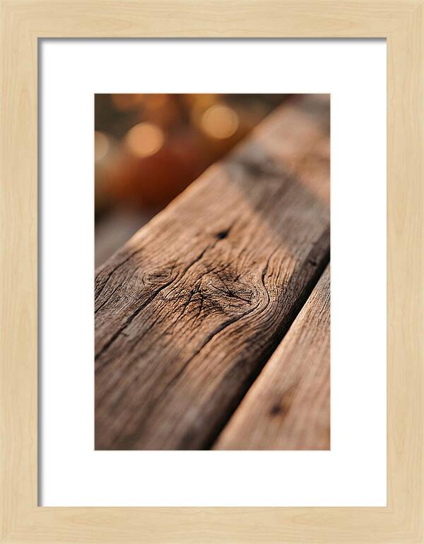 Rustic Wood Texture Closeup