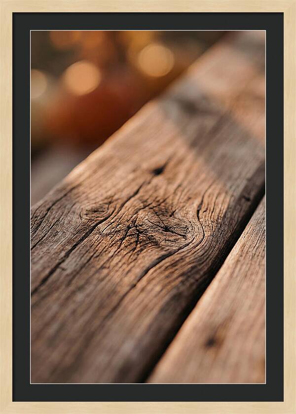 Rustic Wood Texture Closeup