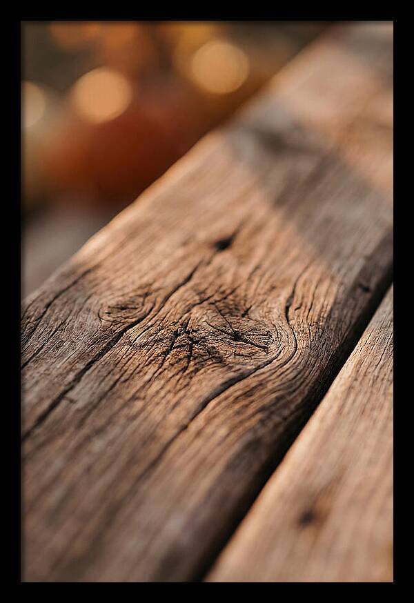 Rustic Wood Texture Closeup