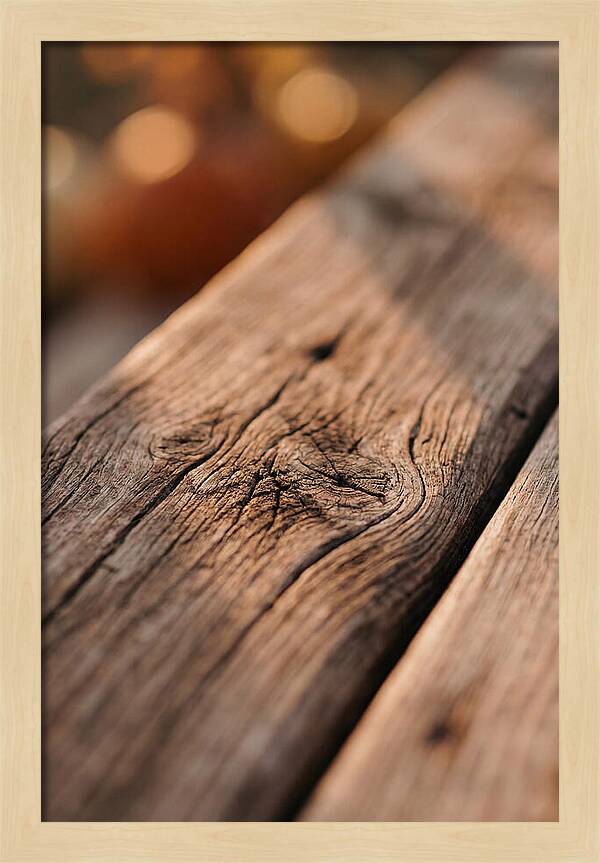 Rustic Wood Texture Closeup