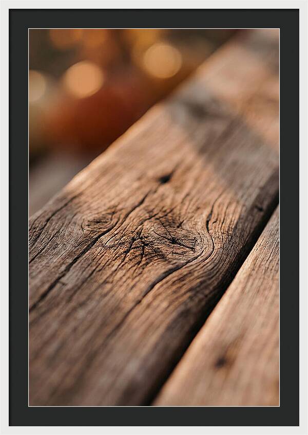 Rustic Wood Texture Closeup