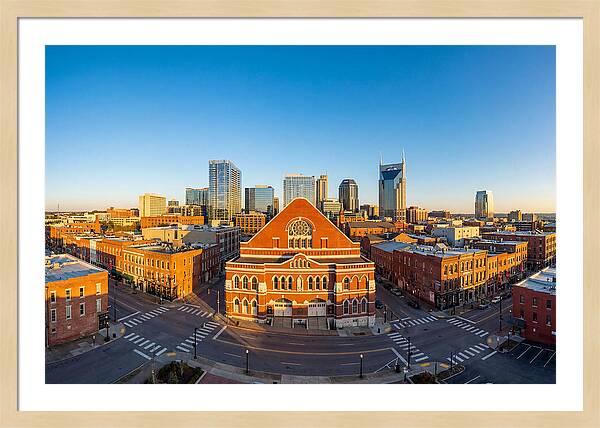 Ryman Auditorium At Dusk