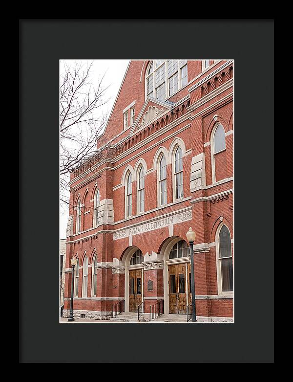 Ryman Auditorium Facade