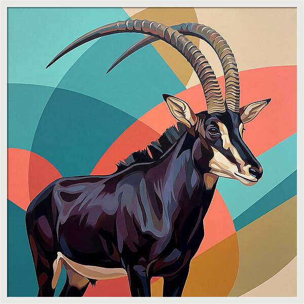 Sable Antelope Portrait