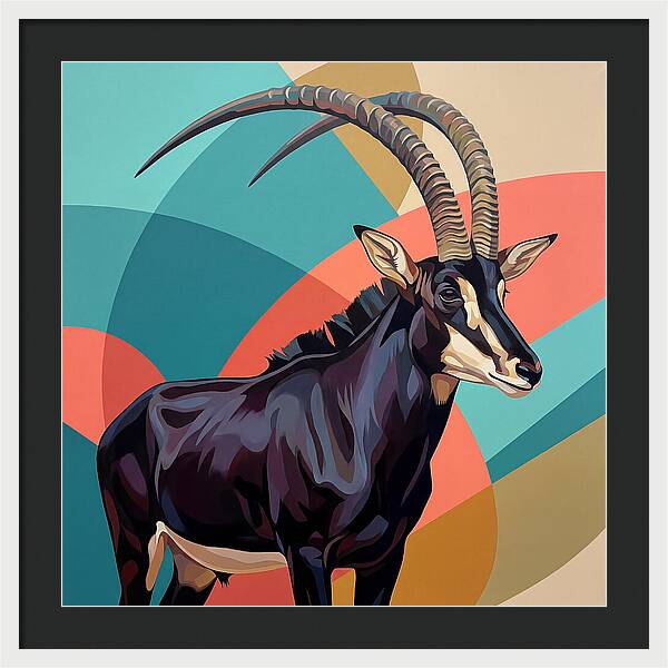 Sable Antelope Portrait