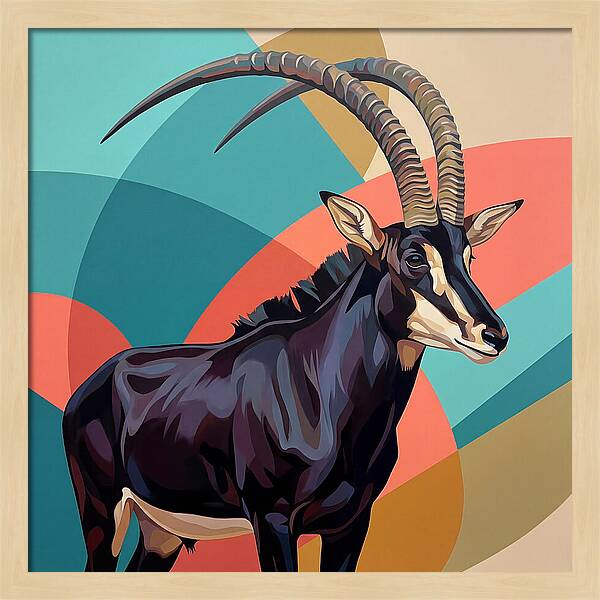 Sable Antelope Portrait