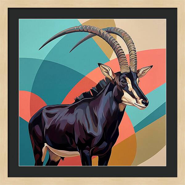 Sable Antelope Portrait