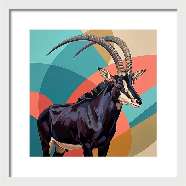Sable Antelope Portrait