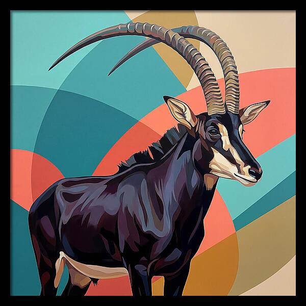 Sable Antelope Portrait